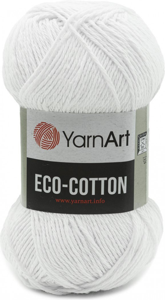 Пряжа для вязания «Eco Cotton», 760 Белый | YarnArt