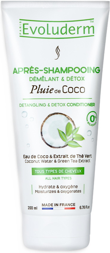 Детокс-кондиционер для волос разглаживающий | Evoluderm