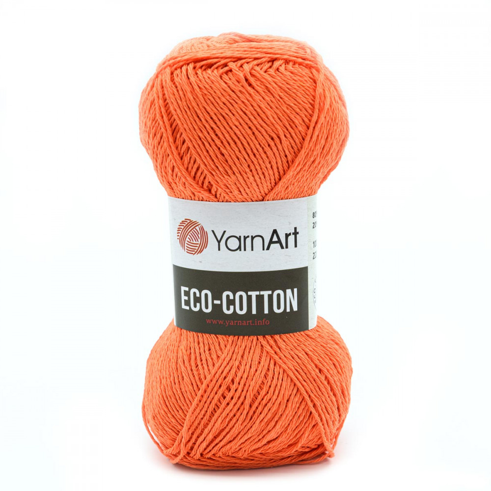 Пряжа для вязания «Eco Cotton», 800 Оранжевый | YarnArt