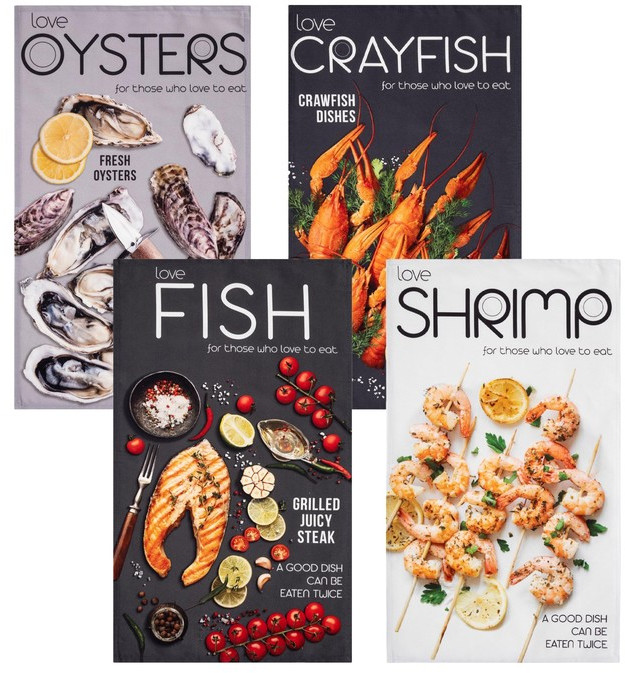 Полотенце «Fish dish» | 8 Марта | Этель