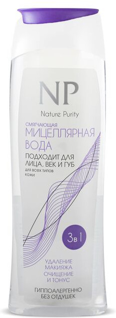 Мицеллярная вода для лица смягчающая | Nature Purity