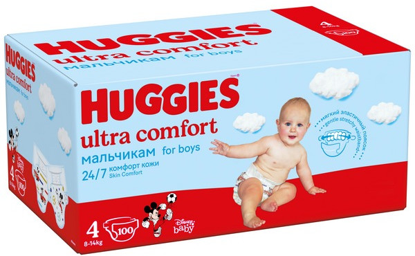 Подгузники для мальчиков | Ultra Comfort | Huggies