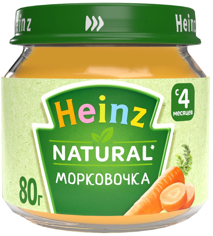 Пюре «Морковочка» | Heinz (Хайнц)