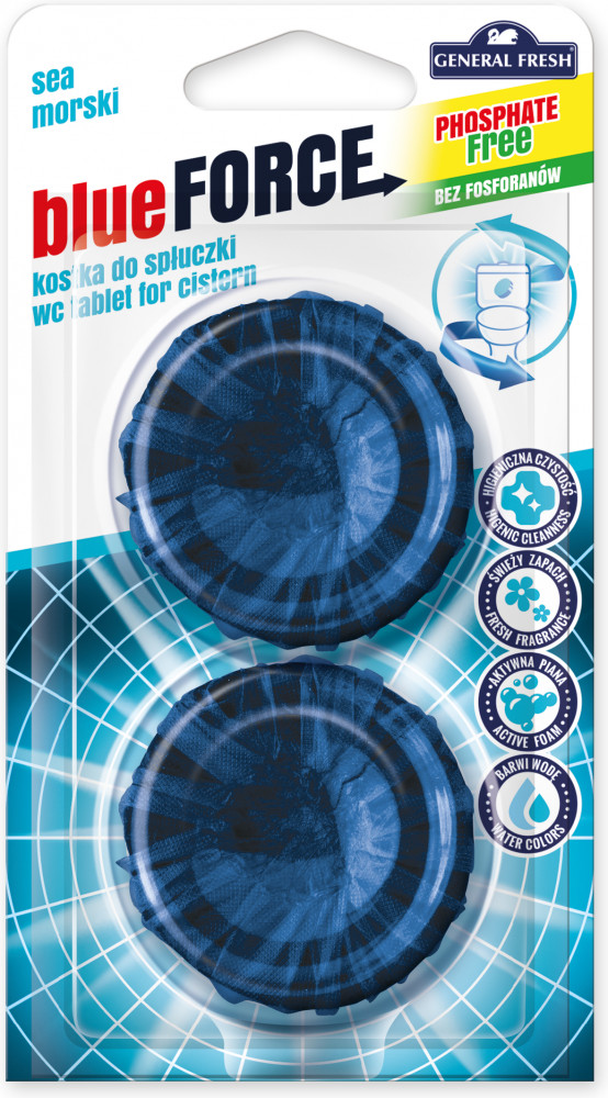 Освежитель для сливного бачка «Море» | Blu force | General Fresh