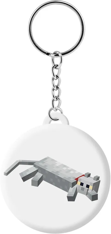 Брелок «Кошка» | Minecraft | Krutoff