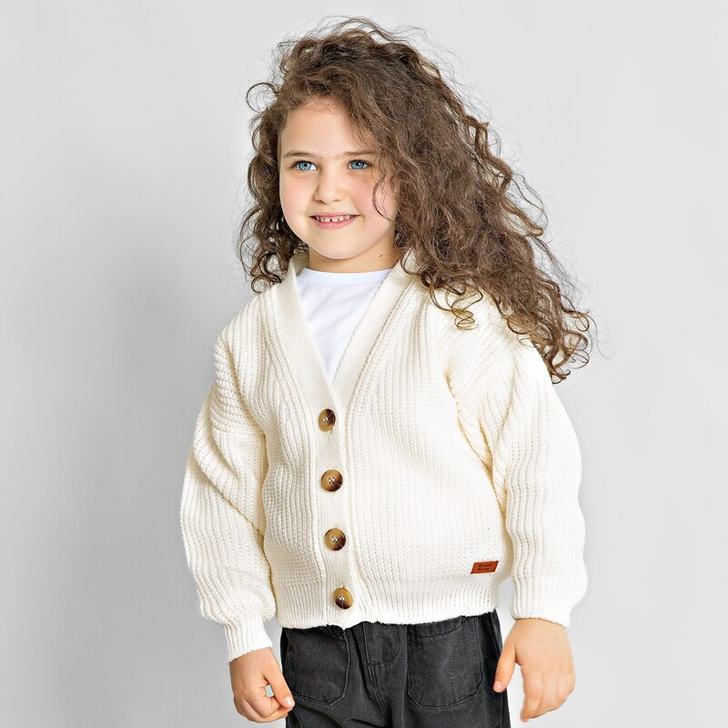 Кардиган для девочек | Вязанка дети | Bossa Nova