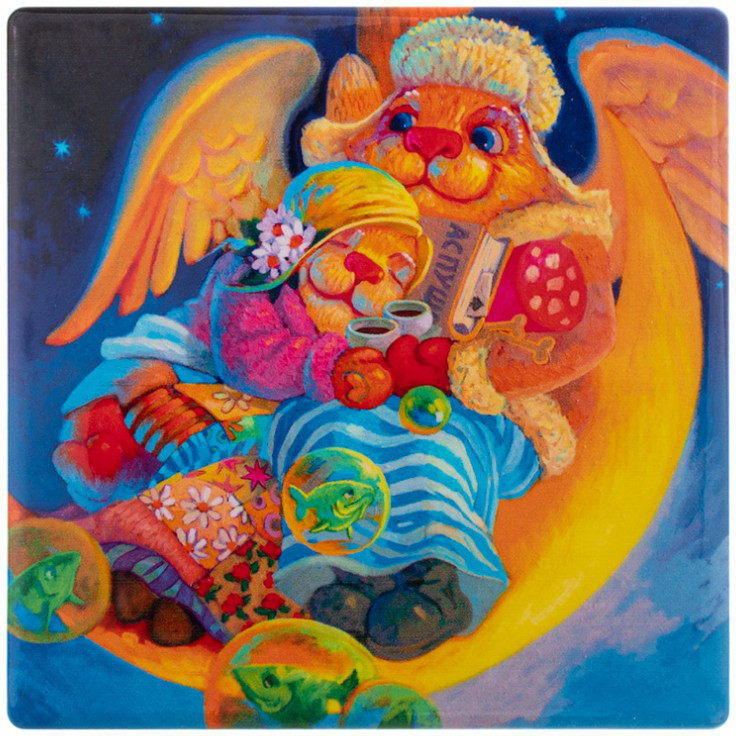 Магнит «Ночной брудершафт» | Авторские магниты | Белоснежка