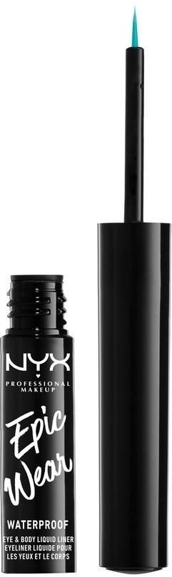 Лайнер для глаз металлический, оттенок 06 Teal metal | Epic wear | NYX