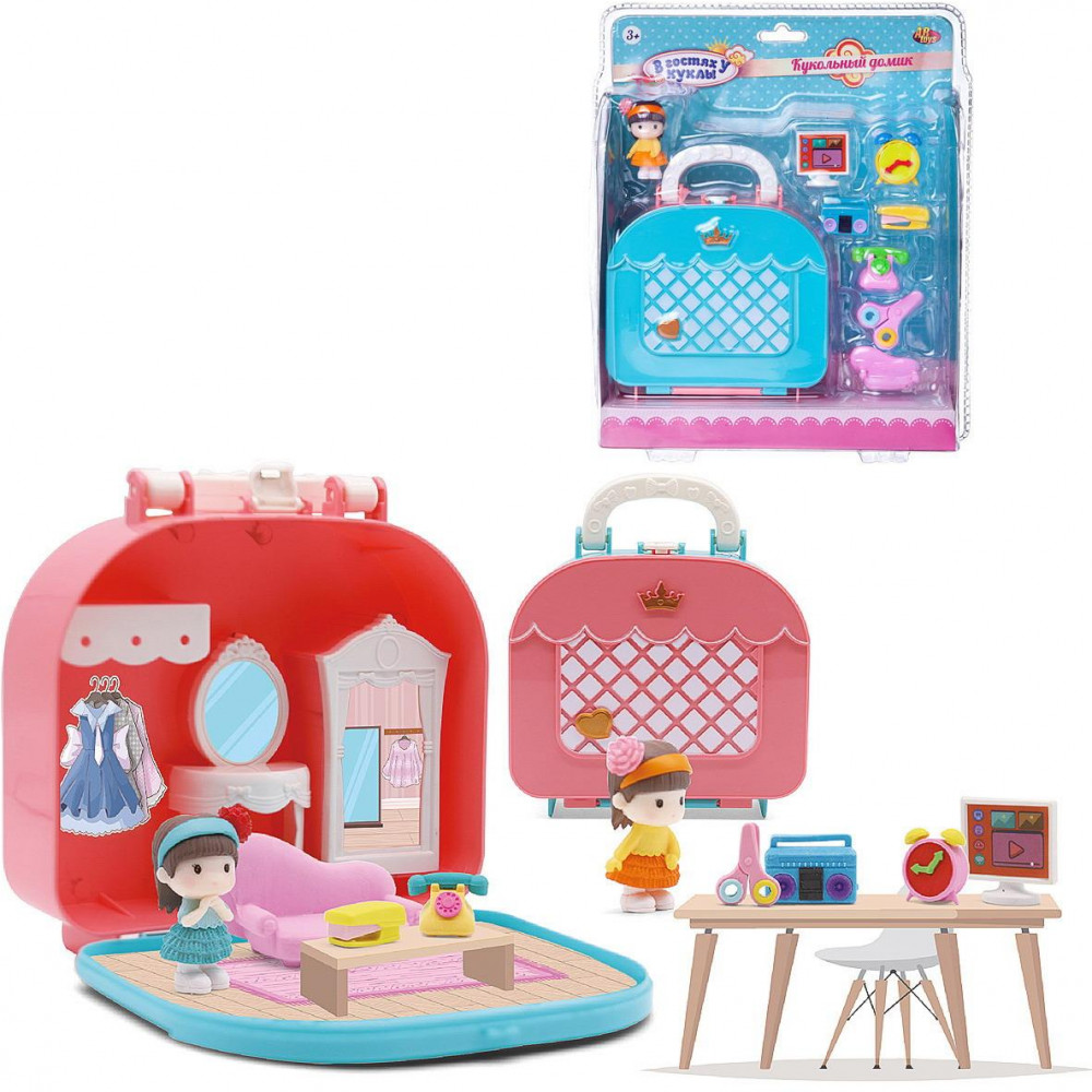Набор игровой «Сумочка-трансформер с куколкой» | В гостях у куклы | ABtoys