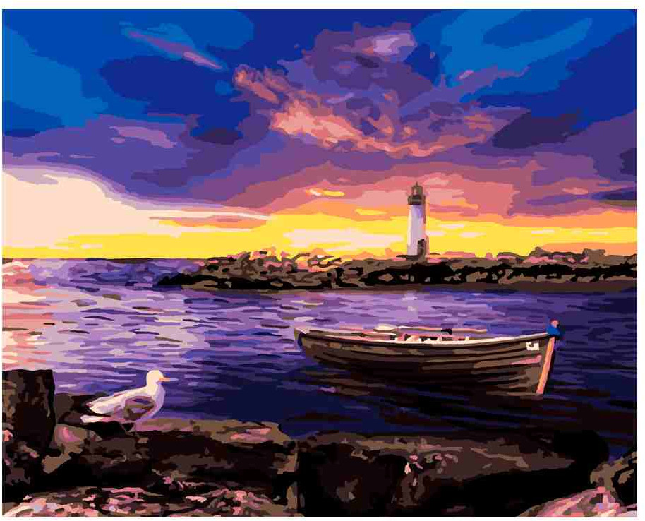 Картина по номерам «Морской пейзаж» | Lori