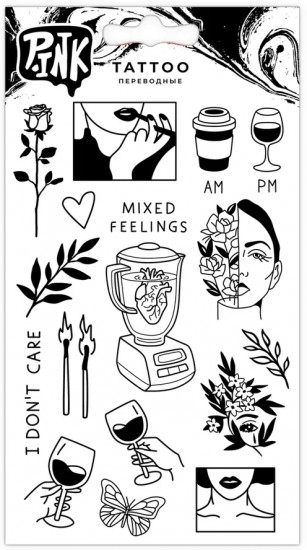 Наклейки-тату переводные