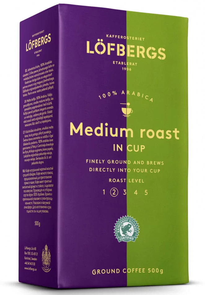 Кофе молотый «Medium Roast In Cup» | Lofbergs