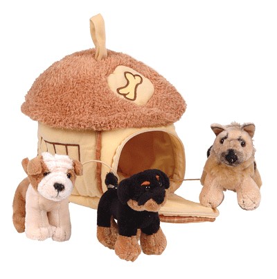 Сумочка-домик с 3-я собачками | Gulliver