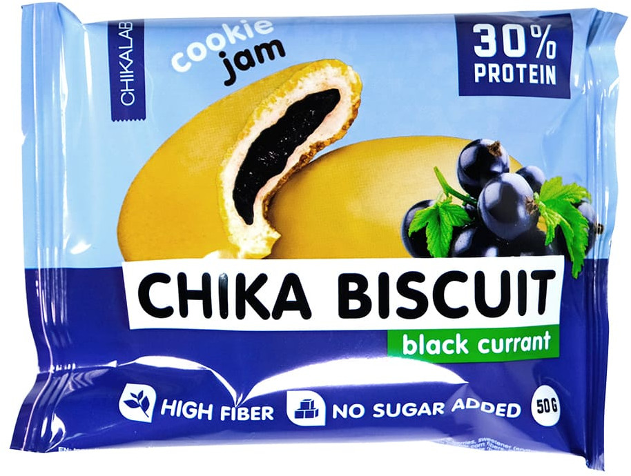 Печенье протеиновое «Черная смородина» | Chika Biscuit | Chikalab