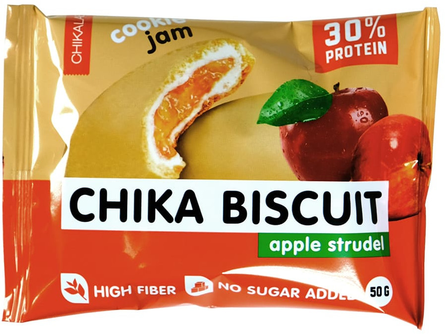 Печенье протеиновое «Яблочный штрудель» | Chika Biscuit | Chikalab
