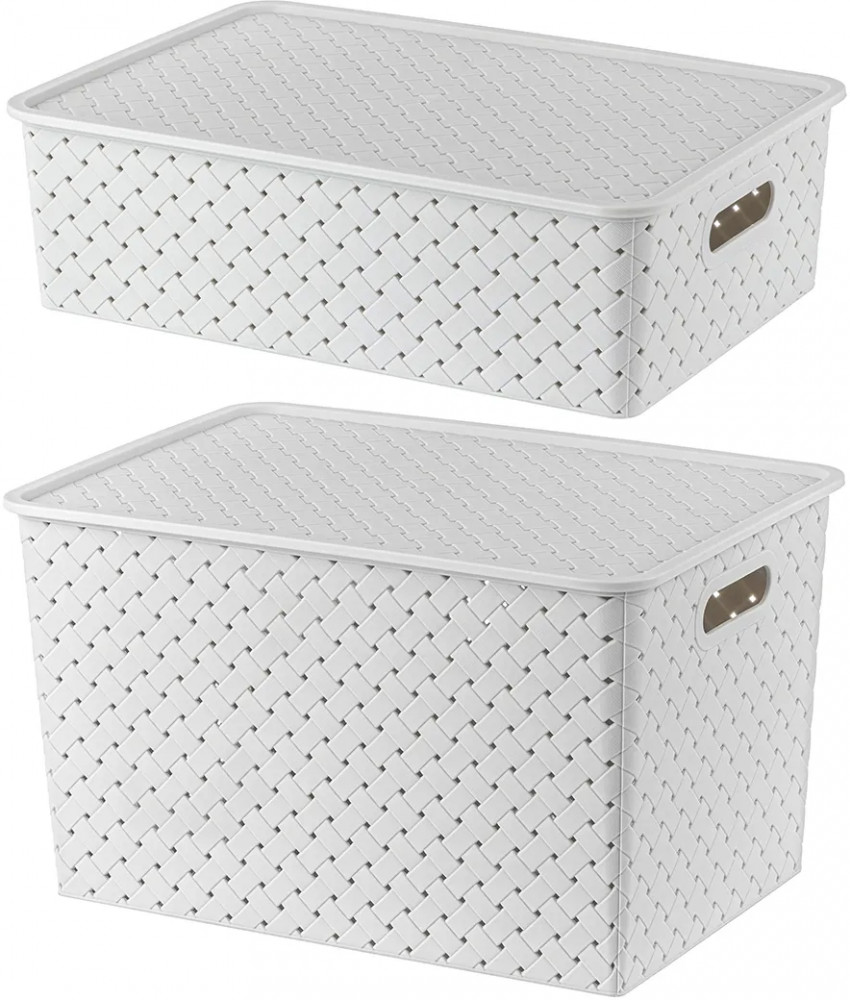 Набор корзинок с крышками «Береста» | Береста | El Casa