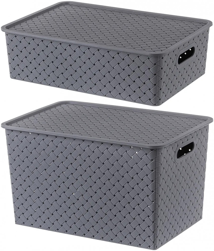 Набор корзинок с крышками «Береста» | Береста | El Casa