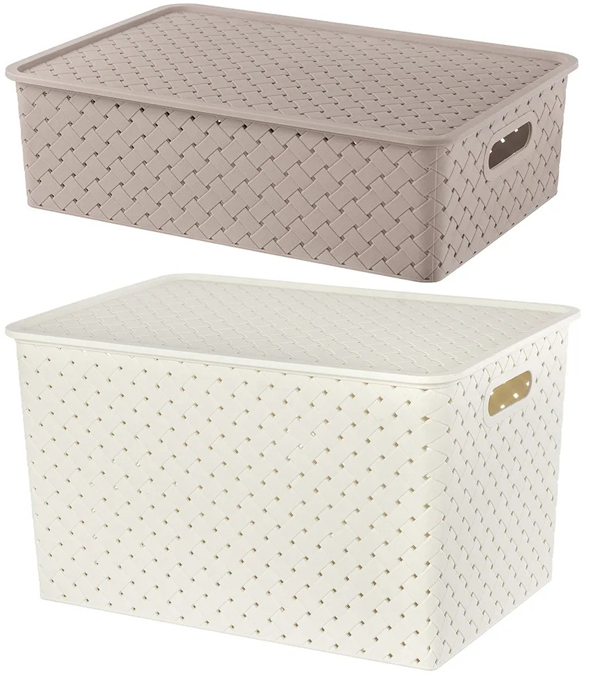 Набор корзинок с крышками «Береста» | Береста | El Casa