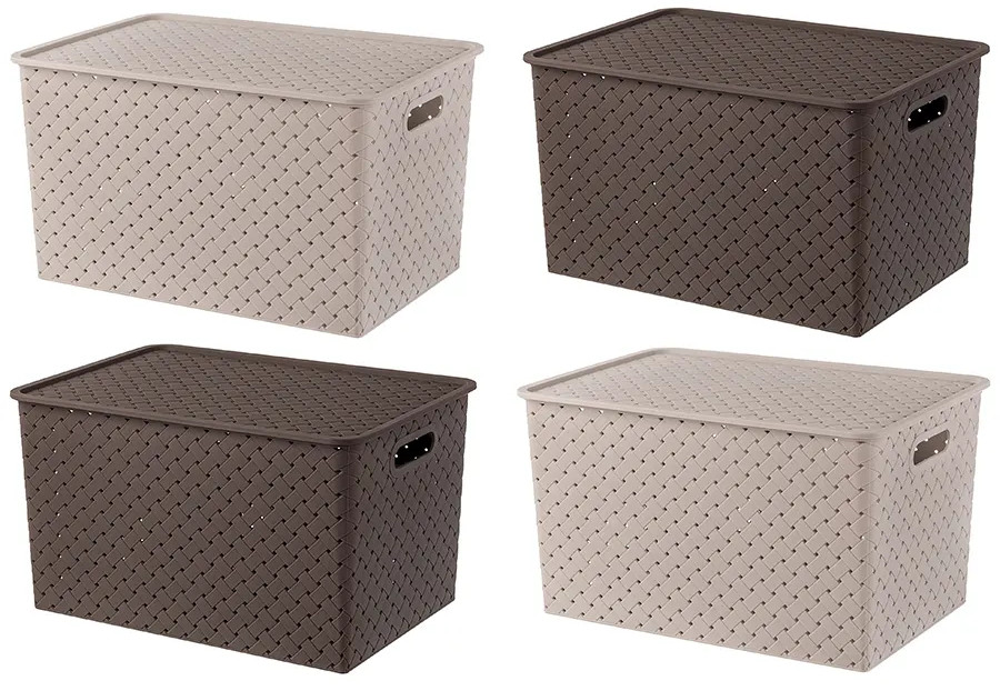 Набор корзинок с крышками «Береста» | Береста | El Casa