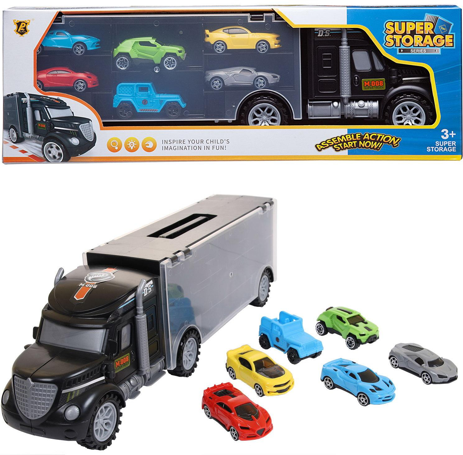 Набор игровой «Автовоз с машинками» | Junfa Toys