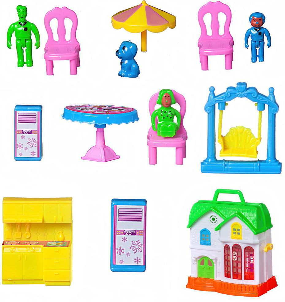 Дом кукольный с мебелью | В гостях у куклы | ABtoys