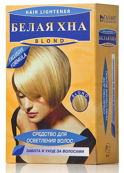 Средство для осветления волос «Хна белая» | Galant Cosmetic