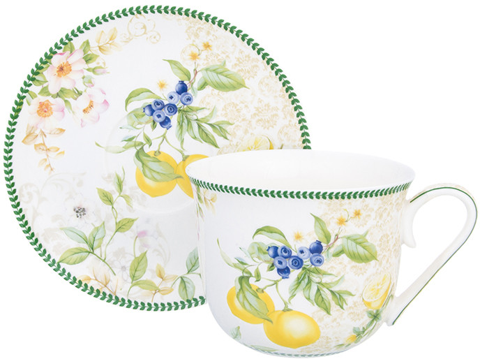 Чайная пара «Лимоны» | Лимоны | Elan Gallery