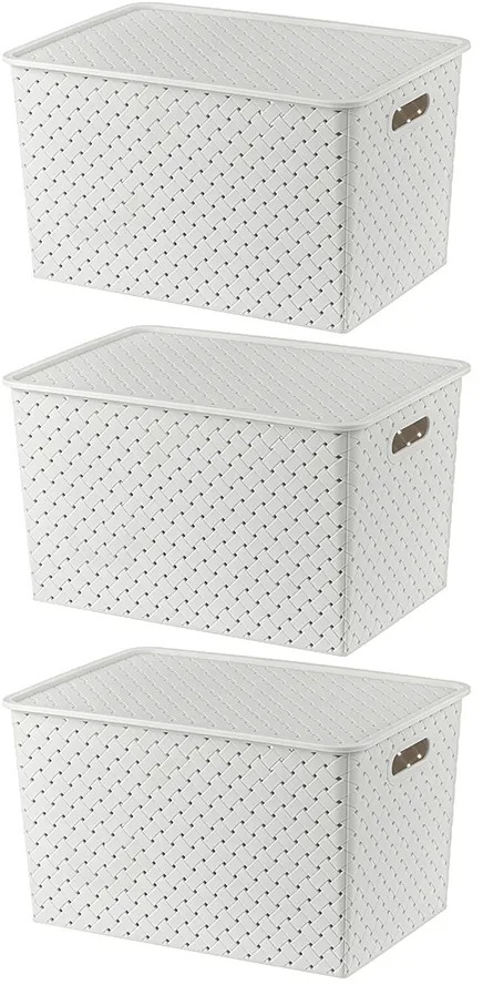 Набор корзинок с крышками «Береста» | Береста | El Casa