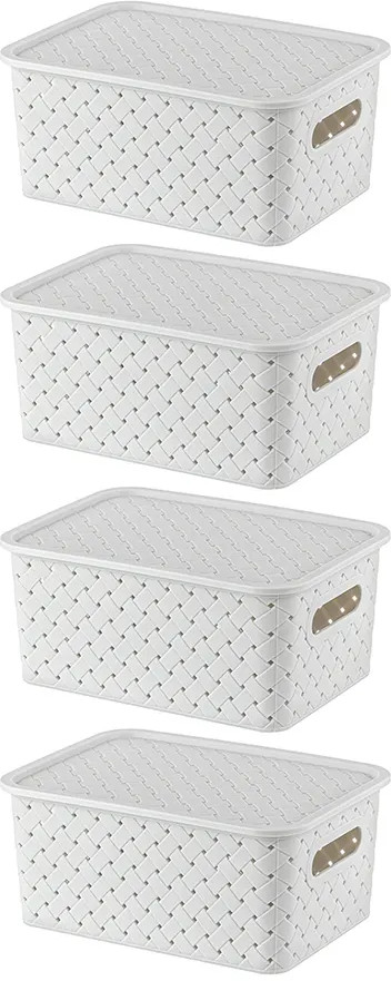 Набор корзинок с крышками «Береста» | Береста | El Casa