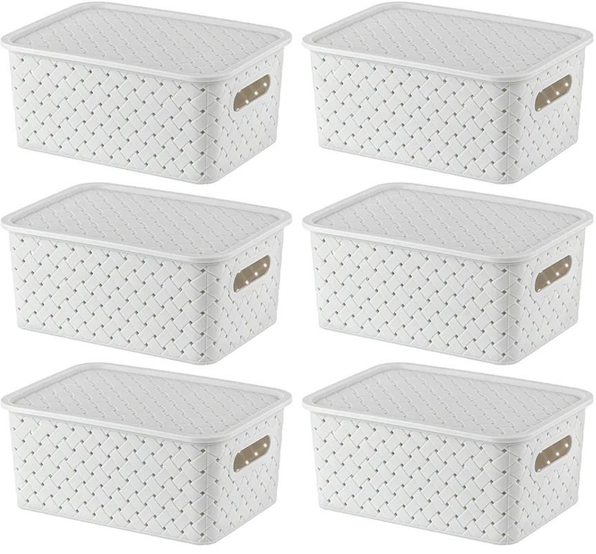 Набор корзинок с крышками «Береста» | Береста | El Casa