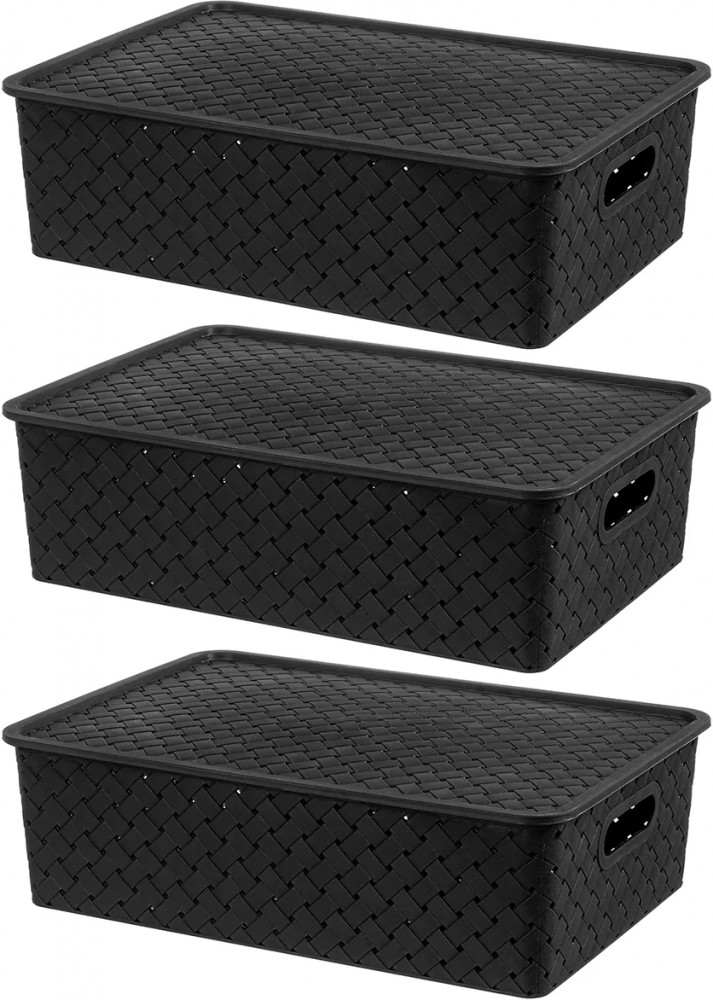 Набор корзинок с крышками «Береста» | Береста | El Casa