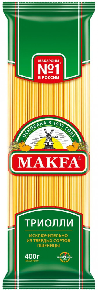 Макароны «Триолли» | Makfa