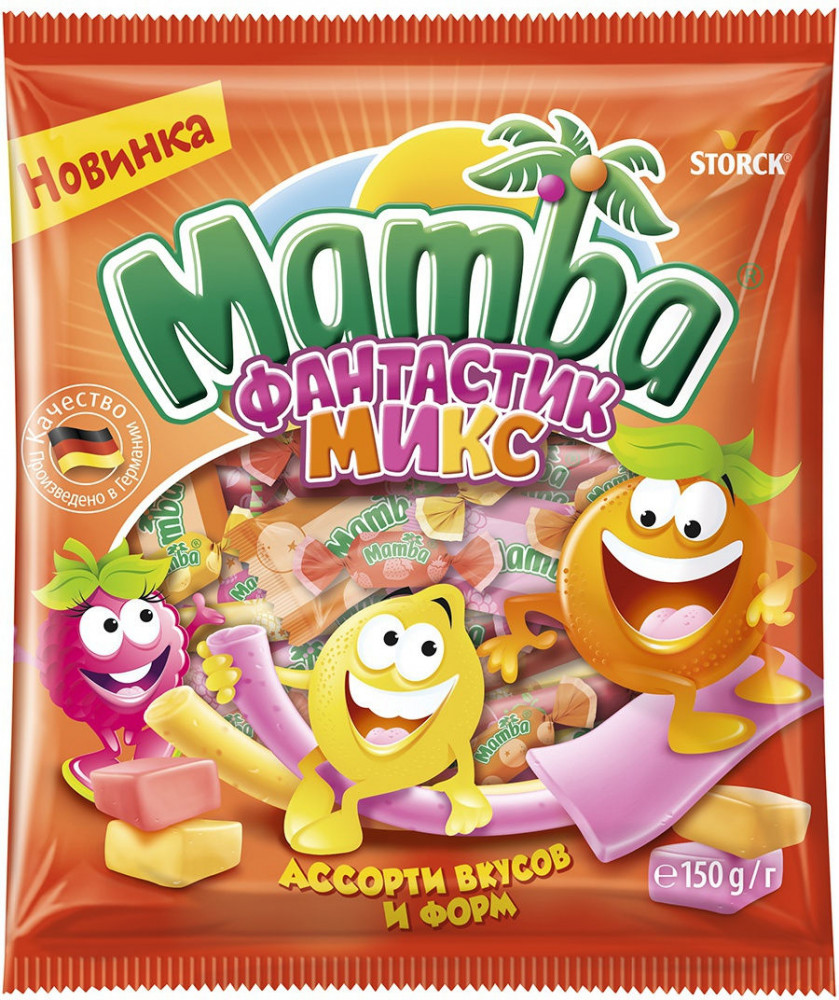 Конфеты жевательные «Фантастик микс» | Mamba