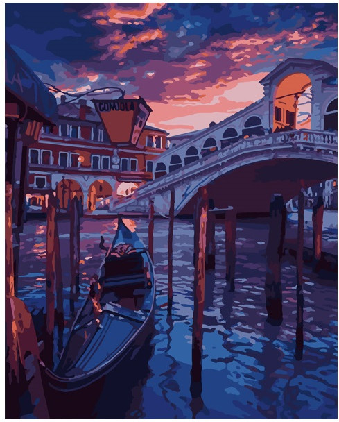 Картина по номерам «Мост в Венеции» | Lori