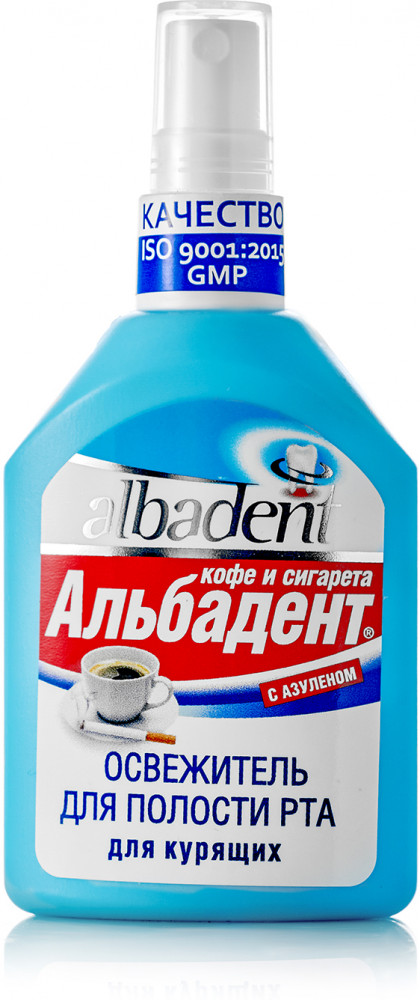 Спрей-освежитель для полости рта для курящих «Альбадент» | ХБО при РАН «Вита»