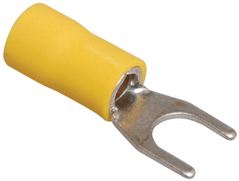 Наконечник вилочный изолированный | Stekker