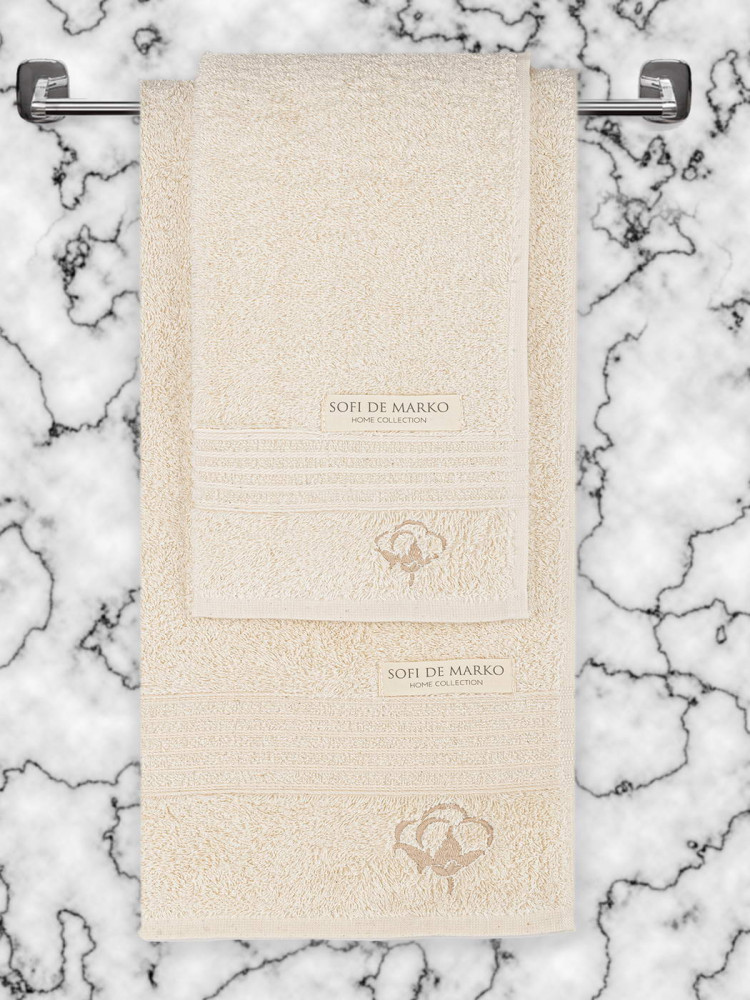 Комплект махровых полотенец «Nicole» | Sofi De Marko
