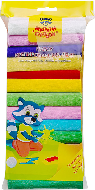 Бумага крепированная | Мульти-Пульти