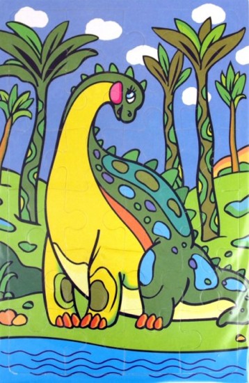 Мягкие пазлы "Динозаврик" | Мягкие пазлы | Дрофа-Медиа