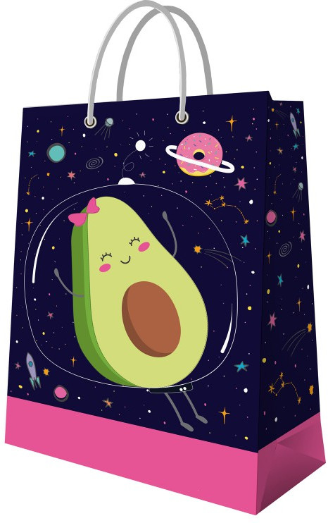 Пакет подарочный «Авокадо в космосе» | Авокадо | ND Play