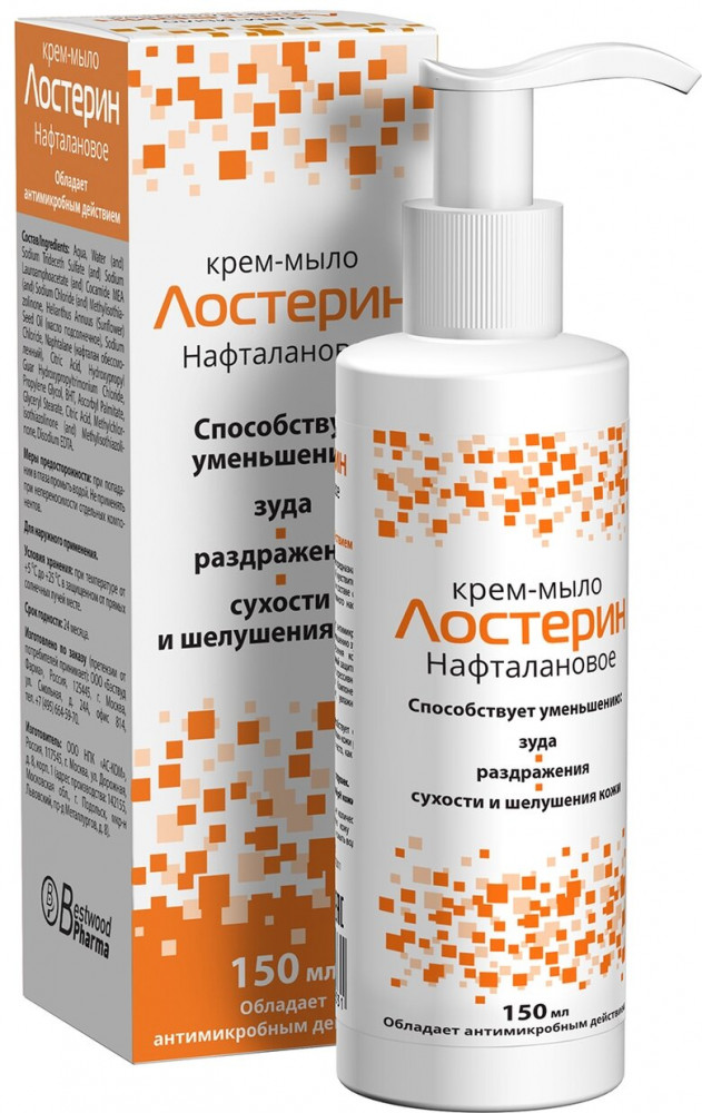 Крем-мыло нафталановое «Лостерин» | АС-КОМ
