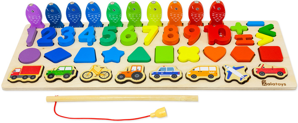 Пазл сортер «Магнитная рыбалка» | Alatoys