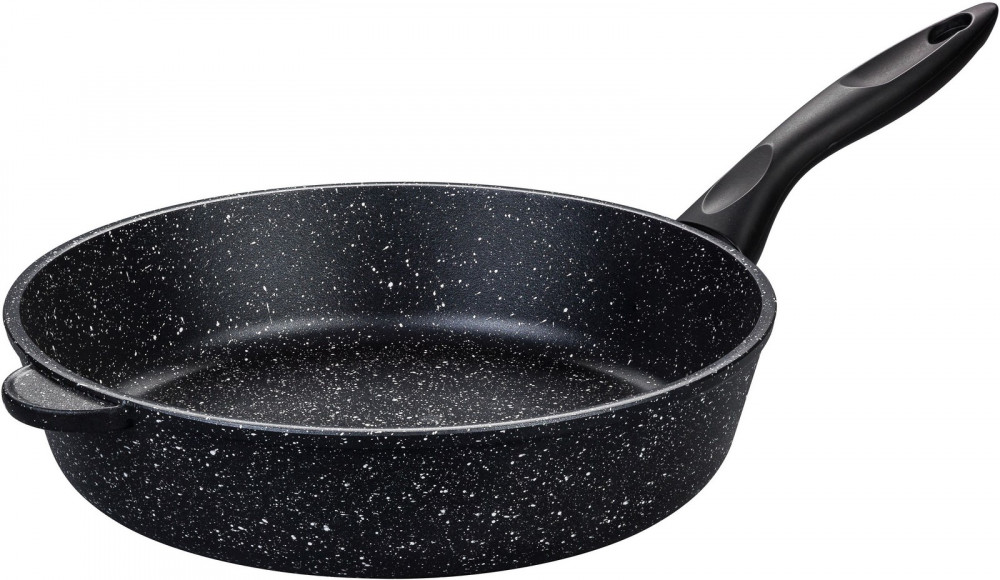 Сковорода глубокая «Черный мрамор» | Гармония вкуса | Elan Gallery