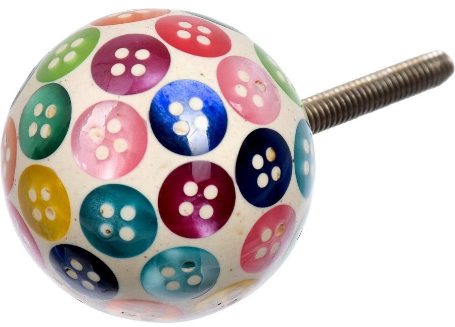 Ручка для мебели «Радужные пуговицы» | Blumen Haus