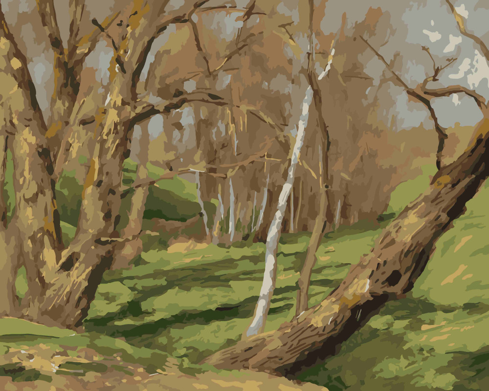 Картина по номерам «Весна. Апрель» | Lori