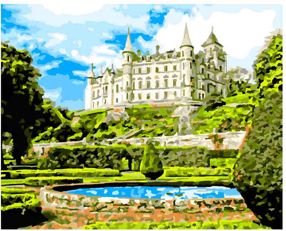 Картина по номерам «Замок Данробин» | Lori