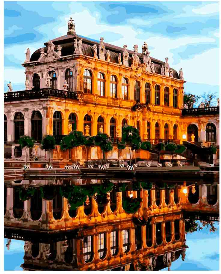 Картина по номерам «Дворец Цвингер» | Lori