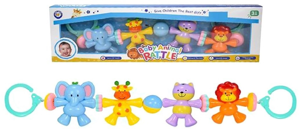 Подвеска-погремушка «Веселые друзья» | Наша игрушка