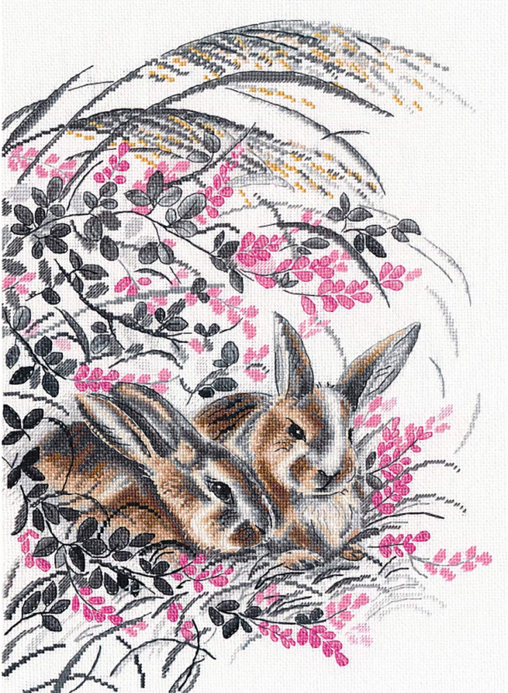 Набор для вышивания «Кролики» | Овен
