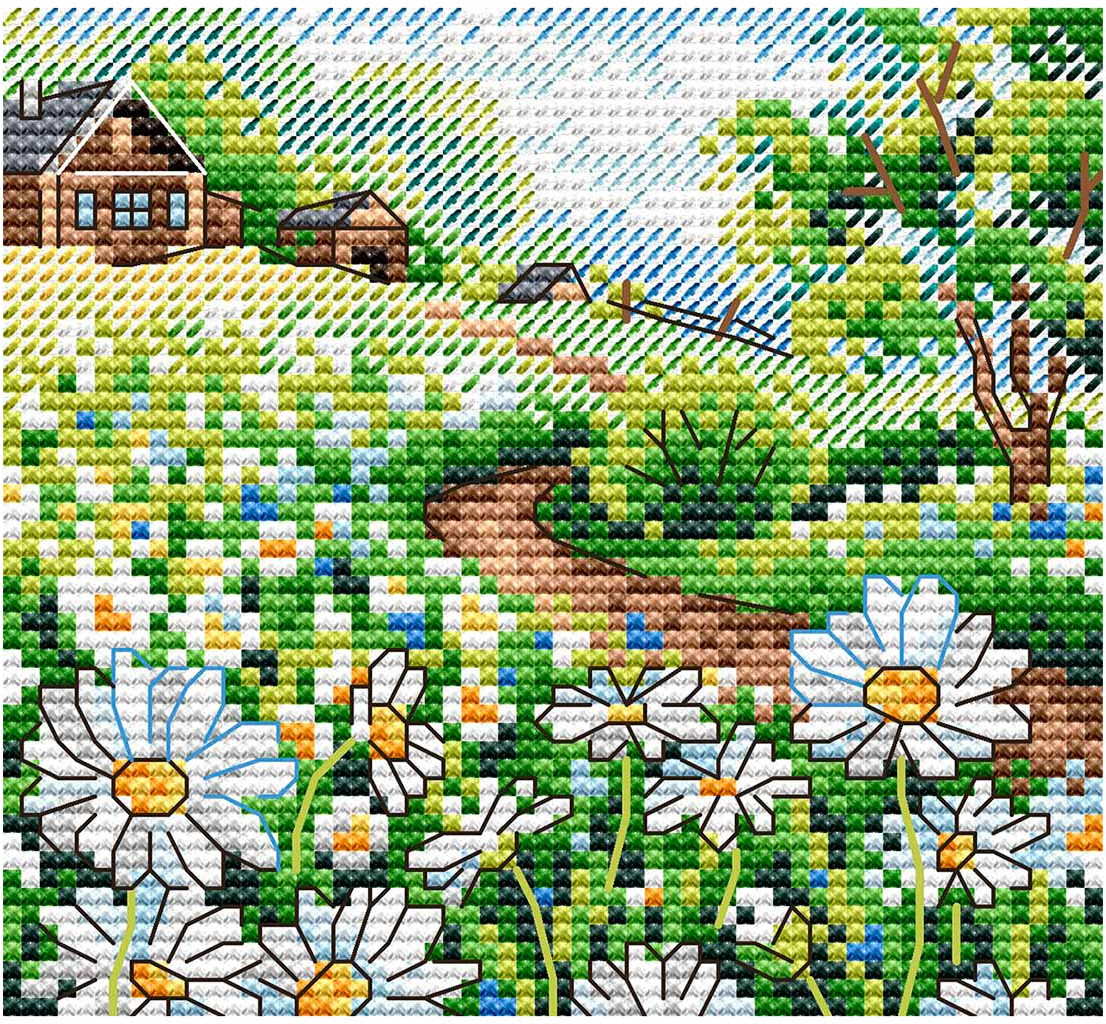 Набор для вышивания «Летнее раздолье» | М.П. Студия